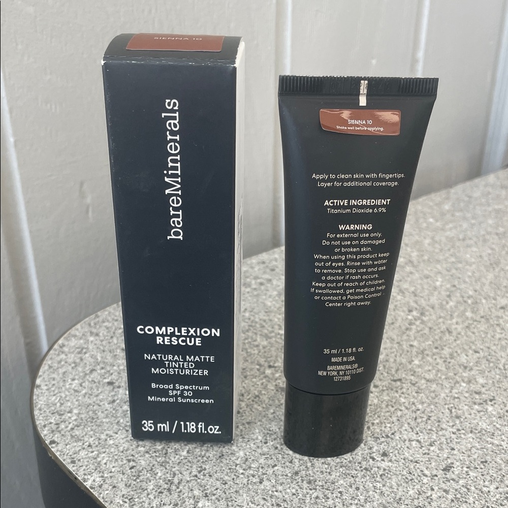 bareMinerals Complexion Rescue Natural Matte Moisturizer SPF 30 Sienna 10